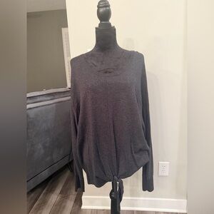 Style & Co. Charcoal Long Sleeve Top.

#68